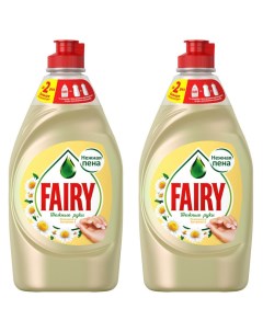 Средство для мытья посуды нежные руки ромашка и витамин Е 450мл 2шт Fairy