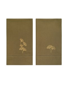 Комплект полотенец столовых с вышивкой Fan flower 40х70 2 шт Bellehome