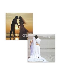 Фотоальбом 10 цвет магнитныx листов 32x32см книжн пер в кейсе Sunset Wedding Pioneer