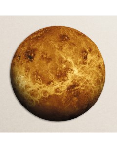 Круглая картина на стекле Планета Венера d 40 см AGT 40 06 Postermarket