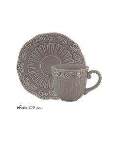 Чайная пара набор блюдце и чашка керамика 250 мл Lenardi