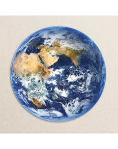Круглая картина на стекле Планета Земля d 40 см AGT 40 01 Postermarket