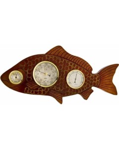 Барометр Рыба с термометром и гигрометром Nobrand