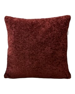Подушка Лама 2 45 х 45 см искусственный мех красная Sofi de marko