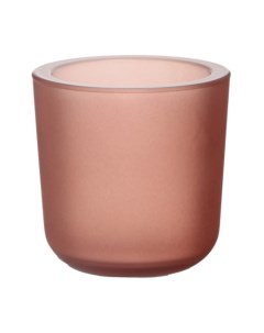 Ваза Стекло Yannik 16х16х20 см розовая Hakbijl glass
