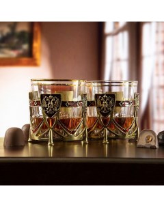 Набор бокалов для виски Россия в коробке Подарки от михалыча