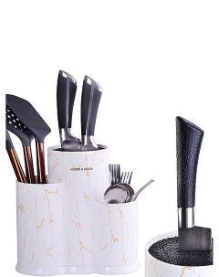 Подставка для ножей и столовых приборов белый Mayer&boch