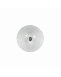 Светильник потолочный Shell PL3 D400 мак 3x60Вт Е27 230В Янтарный Стекло Без лам Ideal lux