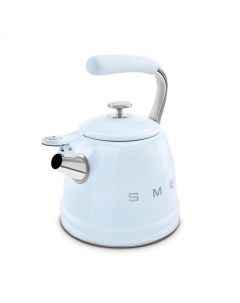 Чайник для плиты CKLW2001PB со свистком пастельный голубой 2 3л Smeg