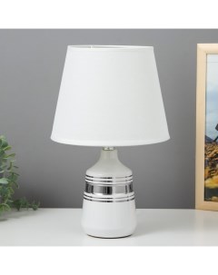Настольная лампа 16501 1 E14 40Вт бело хромовый 20х20х32 см Risalux