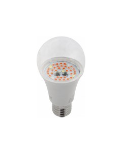 Лампа светодиодная для растений E27 12W 1310K прозрачная Fito 12W RB E27 Б0050601 Era