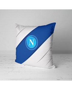 Подушка декоративная 45х45см Футбол Napoli наполи футбольный клуб 365home