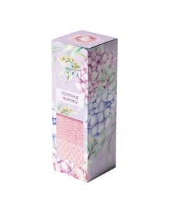Полотенце Конфетти в подарочной коробке 50x90 см маxровое розовое Василиса