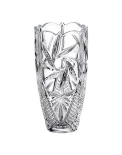 Ваза стеклянная Nova Old Pinwheel 20 см прозрачная Crystal bohemia