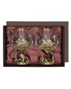 Набор бокалов для коньяка сафари в коробке Подарки от михалыча