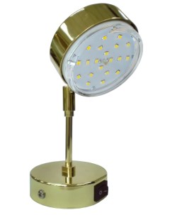 GX53 FT4173 светильник поворотный на среднем кронштейне золото Ecola