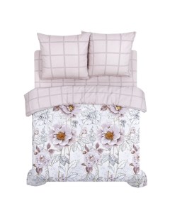 Комплект постельного белья Сонет двуспальный бязь бежевый Арт-дизайн