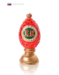 Свеча пасхальная Пасхальное яйцо ХВ 6 5х6 5х15 см красный Home dekor