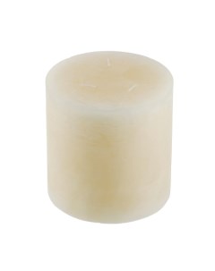 Свеча кремовая Без аромата 15х15 см Sunford