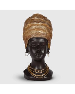 Фигурка декоративная Африканка полирезин 17 х 19 5 х 35 см Delux quanzhou