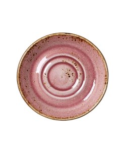 Блюдце Крафт распберри 14 5 см розовый фарфор 12100158 Steelite