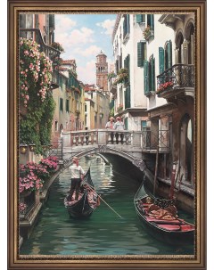 Картина для интерьера Цветущая Венеция 50х70 см GRAF 20016 3 Графис