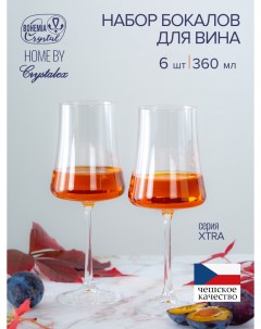 Набор бокалов xtra для вина 6шт 360мл Bohemia