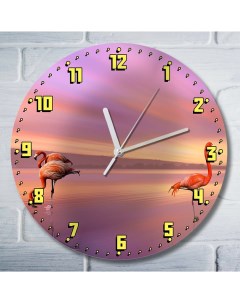 Настенные часы Животные фламинго 9170 Бруталити