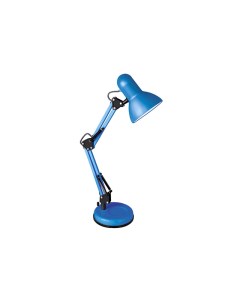 Настольная лампа KD 313 синий металл синий пластик Camelion