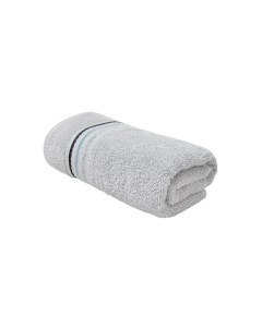Махровое банное полотенце Лайн 70х130 серый Bravo