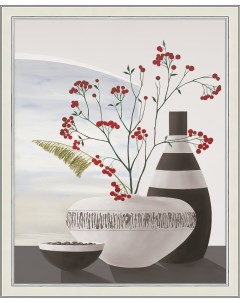Картина для интерьера Ягоды рябины II 40х50 см GRMY 17055 Графис
