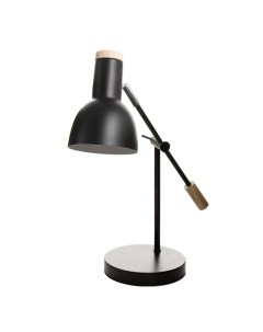 Настольная лампа Джадо E27 40Вт черный Risalux