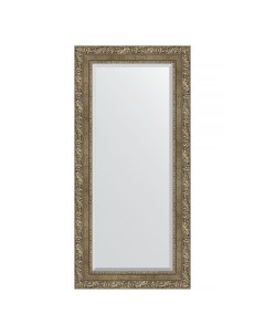 Зеркало в раме 55x115см BY 3489 виньетка античная латунь Evoform