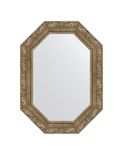 Зеркало в раме 55x75см BY 7157 виньетка античная латунь Evoform