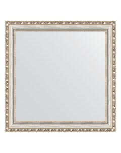 Зеркало в раме 66x66см BY 3142 версаль серебро Evoform
