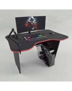 Игровой компьютерный стол Fly черно красный Myxplace