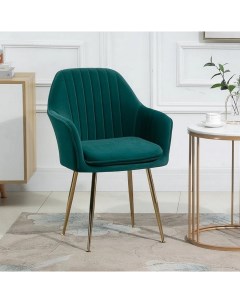 Мягкий стул кресло для кухни Tranquil Synchrony зеленый Hesby