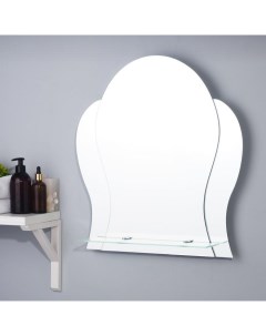Зеркало Манго настенное с полочкой 53 5х57 см Nobrand