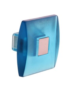 Ручка кнопка PLASTIC 003 пластиковая синяя Nobrand