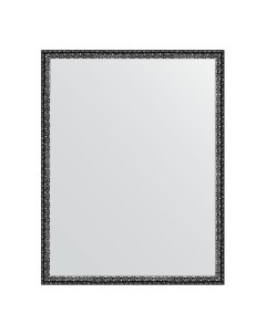 Зеркало в раме 71x91см BY 1033 черненое серебро Evoform