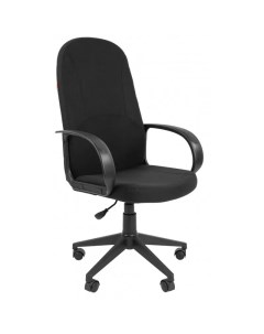 Кресло для руководителя 682 LT черное ткань пластик 1318291 Easy chair