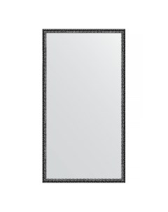 Зеркало в раме 71x131см BY 1093 черненое серебро Evoform