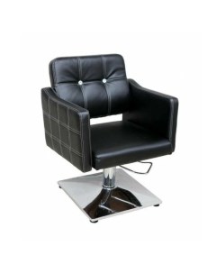 Парикмахерское кресло А01 квадратное основание черный Mircut