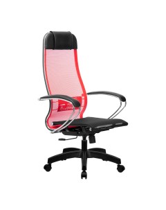 Кресло компьютерное МЕТТА 4 MPRU подл 131 осн 001 Красный Красный Метта