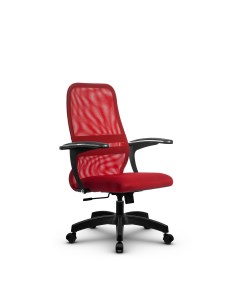 Кресло компьютерное SU C 8 подл 160 осн 001 Красный Красный Метта
