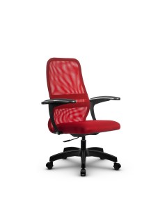 Кресло компьютерное SU C 8 подл 160 осн 005 Красный Красный Метта