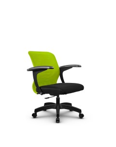Кресло компьютерное SU M 4 подл 160 осн 005 Зеленый Черный Метта