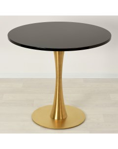 Кухонный стол Tulip 18 черный золото D70 Mebel apartment