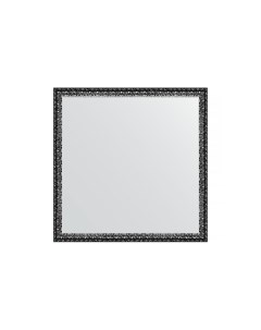 Зеркало в раме 61x61см BY 0773 черненое серебро Evoform