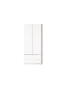 Шкаф распашной МС Хилтон 3 900 Белый текстурный Зарон